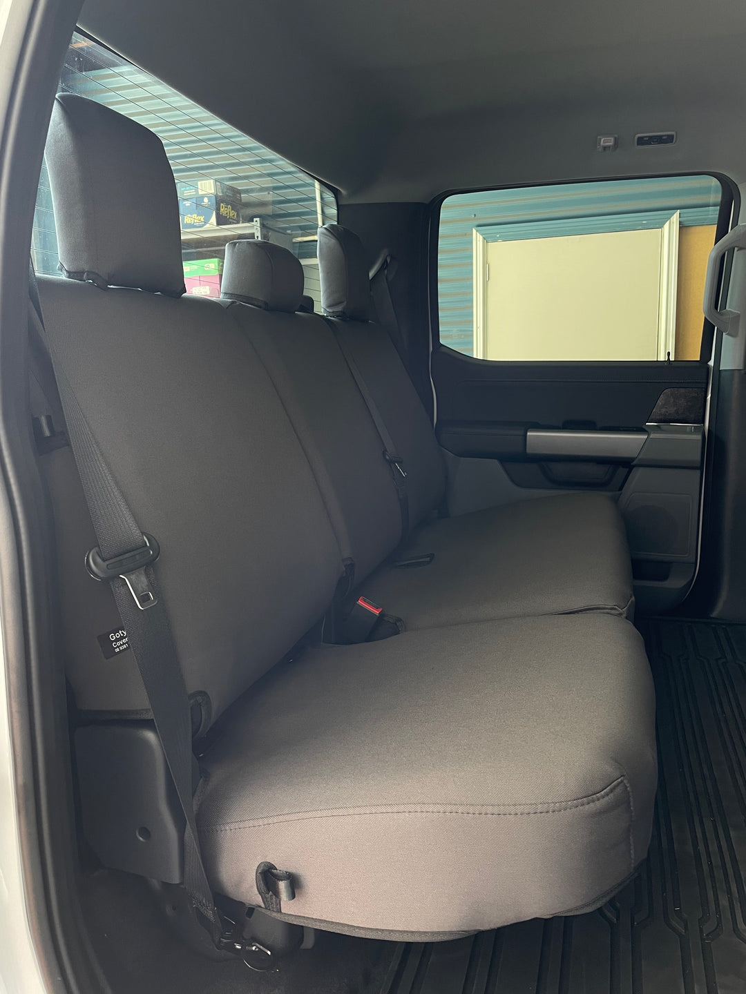 ford f150 rear denim seat covers