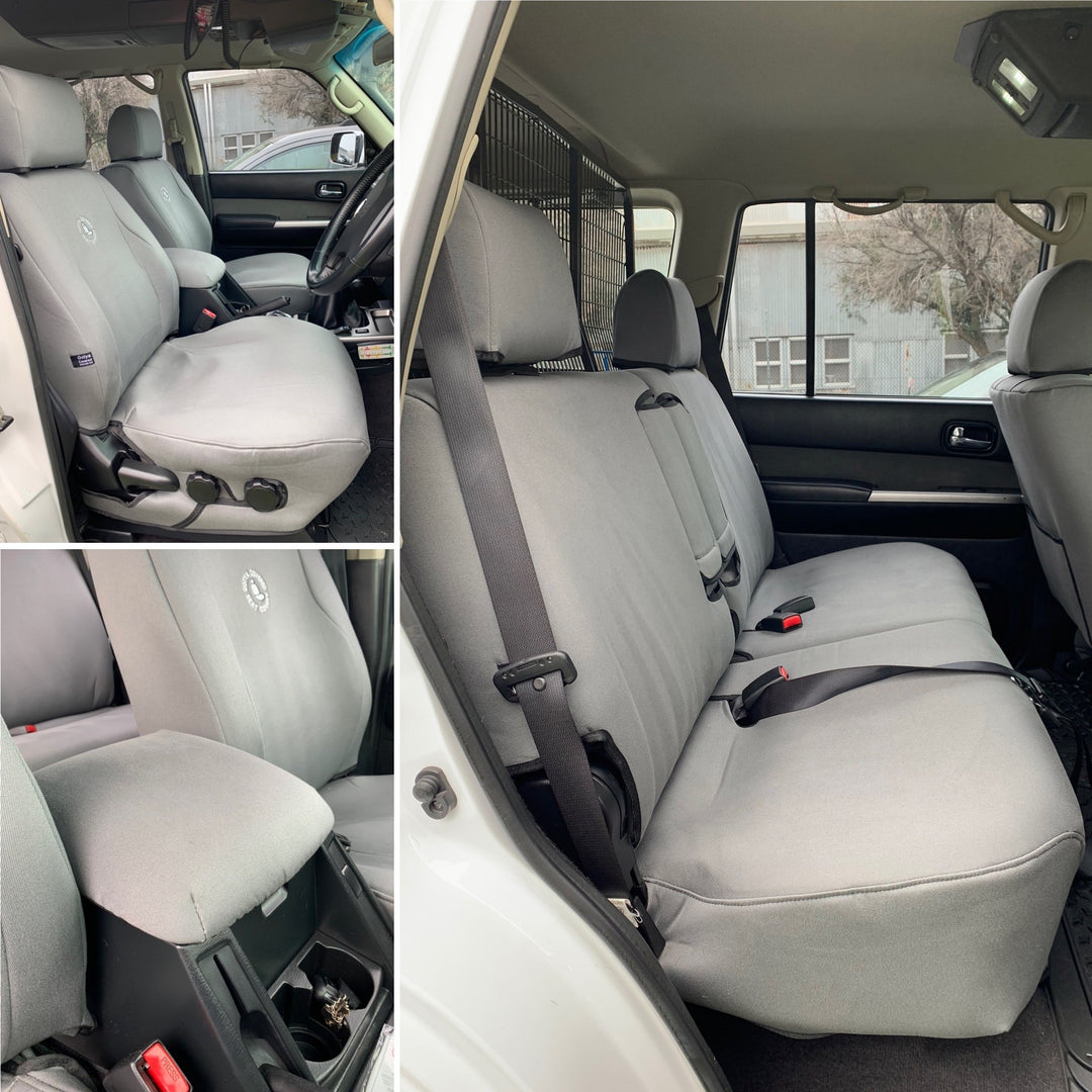 GU Nissan Patrol ST wagon denim seat covers