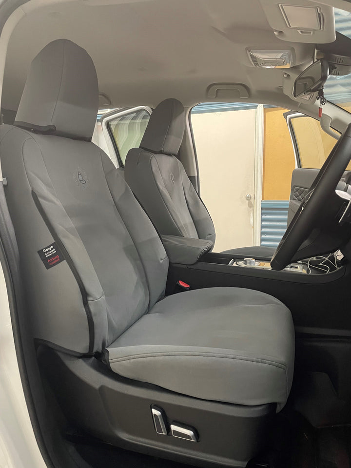 gwm cannon x dual cab canvas seat 
covers