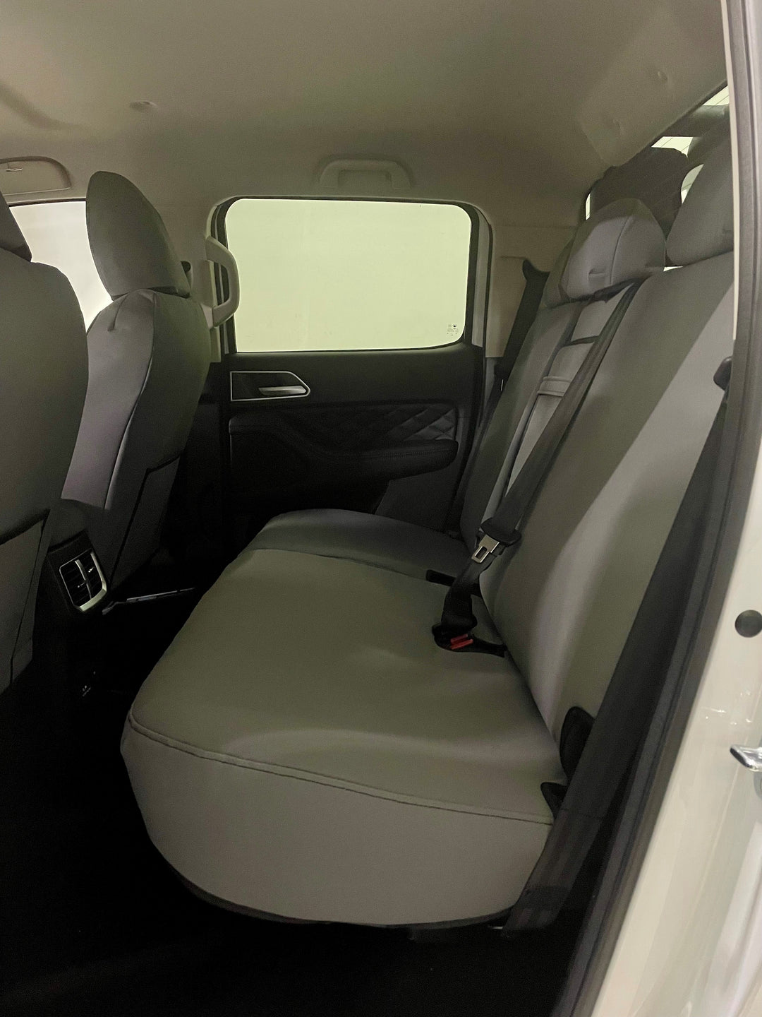 gwm cannon x dual cab rear foam canvas seat covers