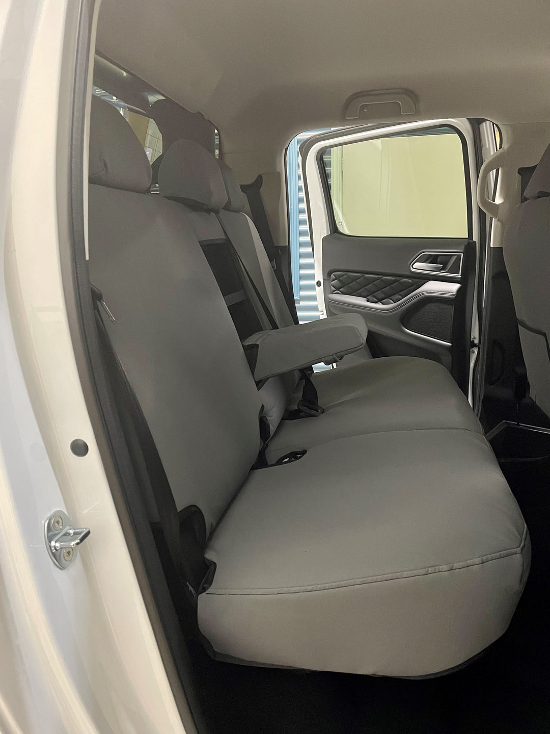 gwm cannon x dual cab seat covers rear bench with fold down armrest