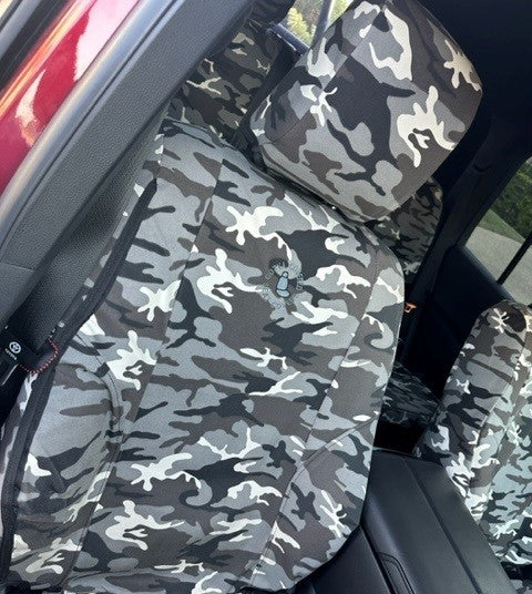 LC 300 Series GX grey camo seat covers