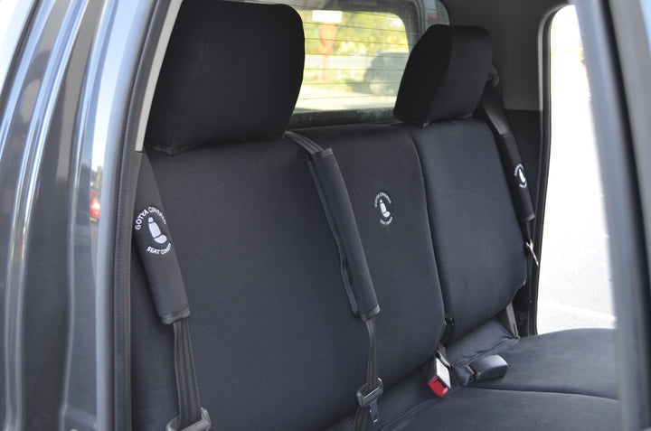 NISSAN NAVARA D40 RX SERIES 4 DUAL CAB CANVAS, DENIM, CAMO SEAT COVERS - 03/2009 - 02/2015