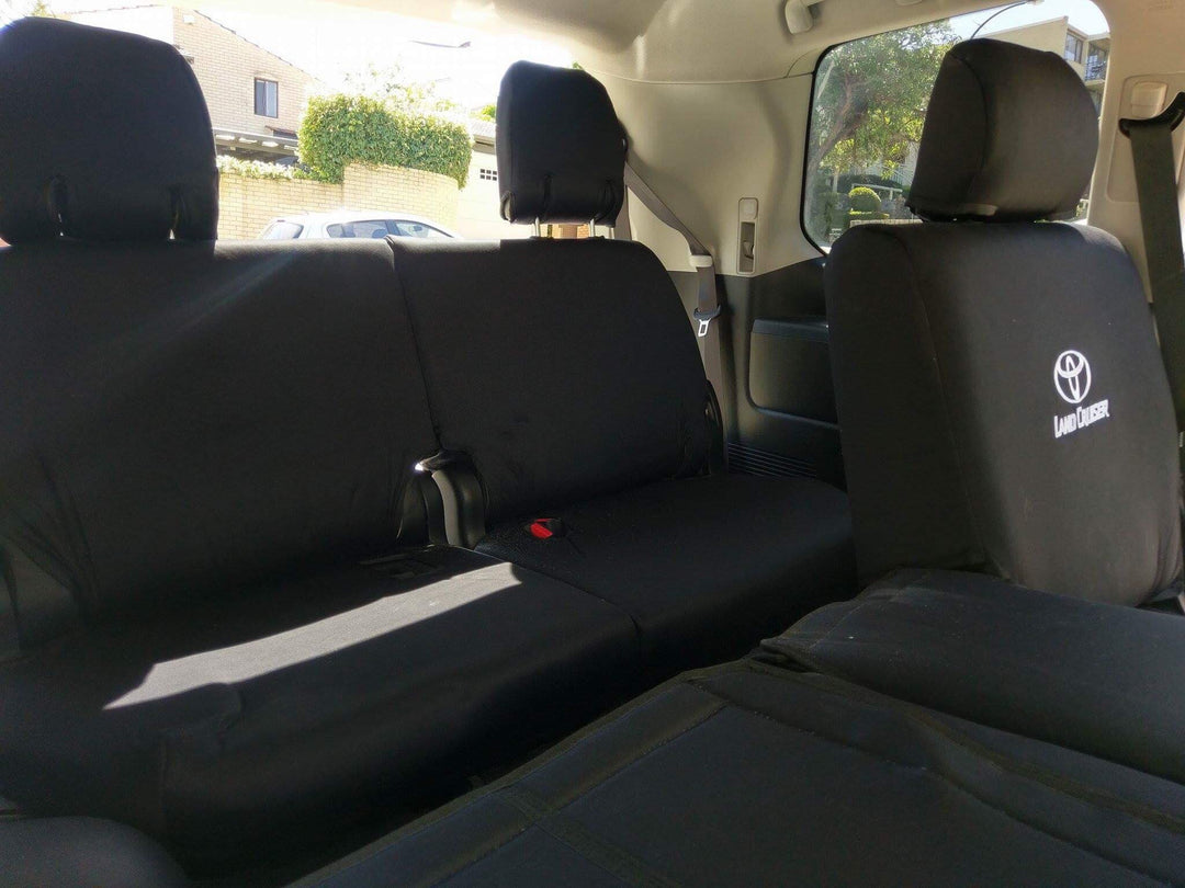 TOYOTA LANDCRUISER 200 SERIES ALTITUDE EDITION CANVAS, DENIM, CAMO SEAT COVERS - 10/2015+