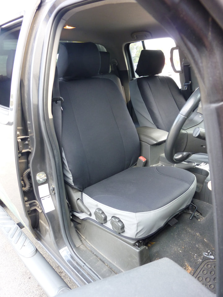 NISSAN NAVARA D40 ST-X SERIES 1,2 CANVAS, DENIM, CAMO SEAT COVERS - 11/2005 - 08/2007