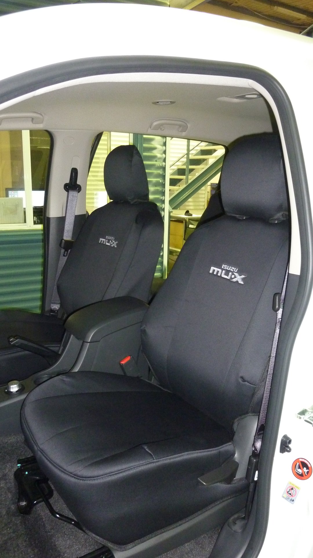 ISUZU MU X LS T LEATHER OPTION CANVAS DENIM CAMO SEAT COVERS 201 Gotya Covered