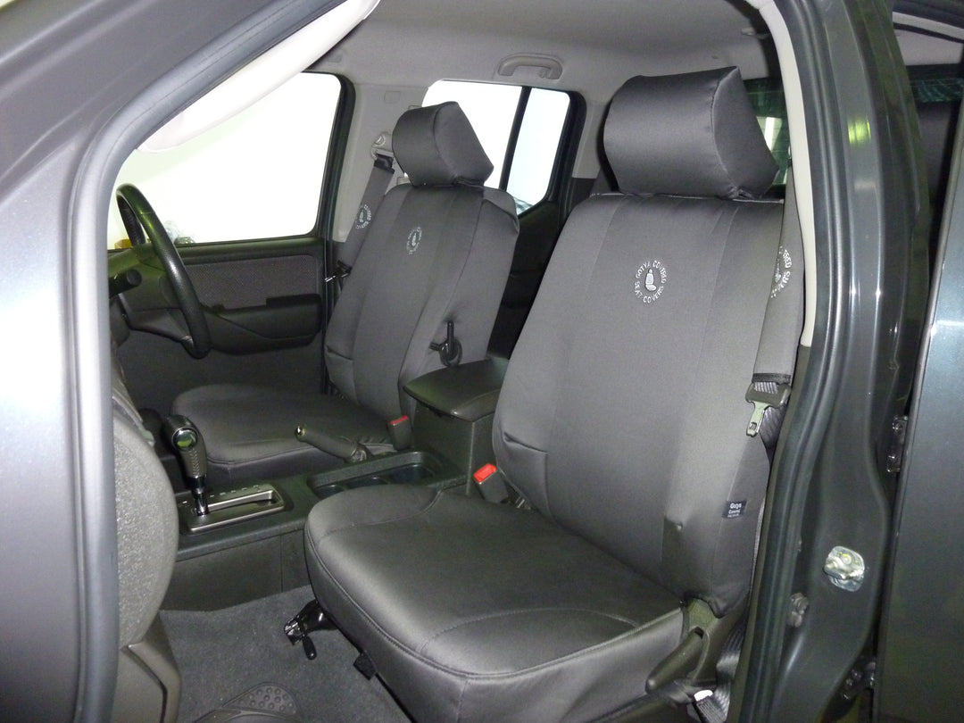 NISSAN NAVARA D40 RX SERIES 4 DUAL CAB CANVAS, DENIM, CAMO SEAT COVERS - 03/2009 - 02/2015