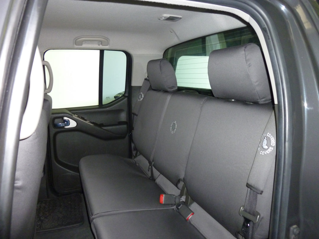 NISSAN NAVARA D40 RX SERIES 4 DUAL CAB CANVAS, DENIM, CAMO SEAT COVERS - 03/2009 - 02/2015