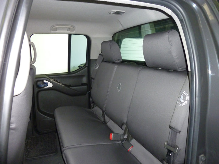 NISSAN NAVARA D40 RX SERIES 4 DUAL CAB CANVAS, DENIM, CAMO SEAT COVERS - 03/2009 - 02/2015