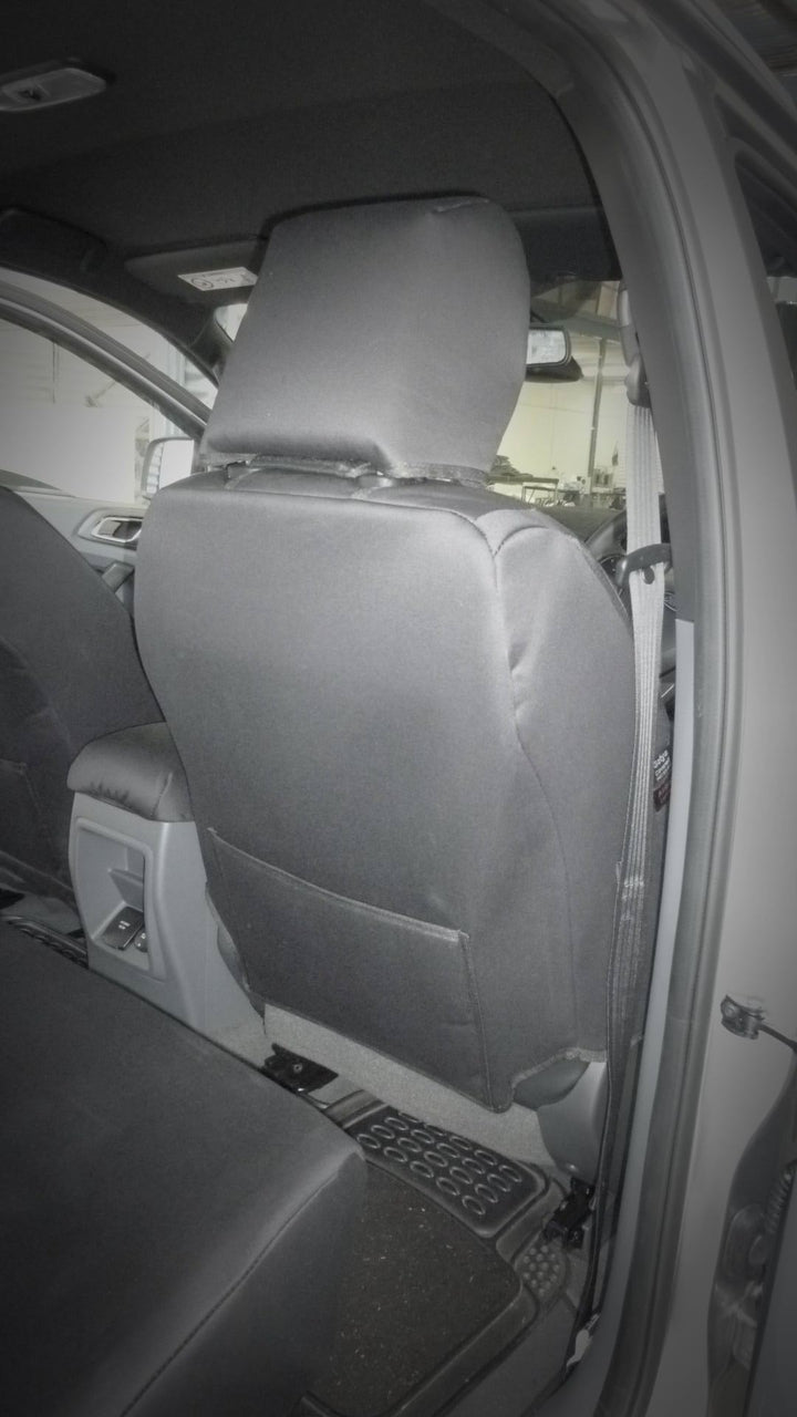 FORD RANGER PX3 MY21.25 XLT DUAL CAB CANVAS SEAT COVERS - APPROX 11/2020 - 04/2022