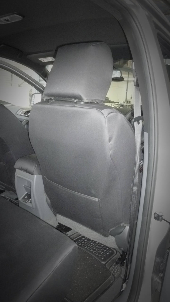 FORD RANGER PX2, PX3 WILDTRAK DUAL CAB CANVAS, DENIM, CAMO SEAT COVERS - 06/2015 - 06/2022