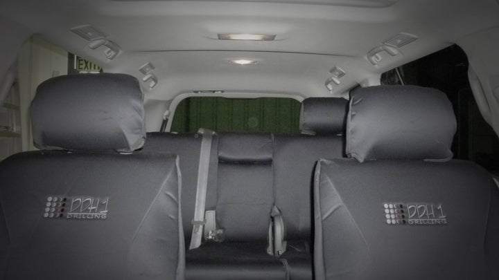 TOYOTA LANDCRUISER 200 SERIES SAHARA WAGON CANVAS, DENIM, CAMO SEAT COVERS - 09/2007 - 09/2015