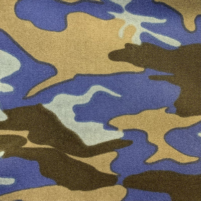 Blue Camo Fabric Sample