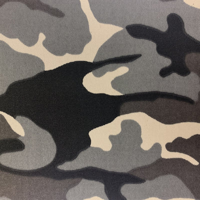 Grey Camo Fabric Sample